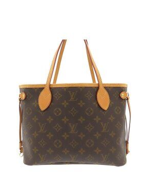 Louis Vuitton Neverfull PM Brown Monogram Canvas Tote Bag